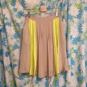 Worthington Nude and Neon Skirt